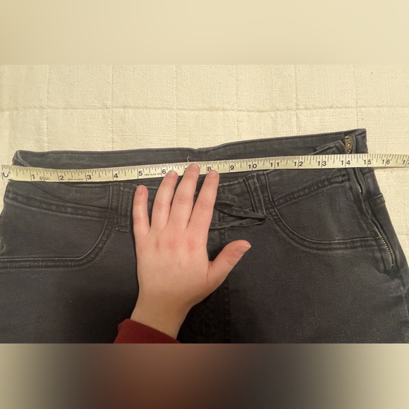 High Rise Lace Up Boot Jeans - Picture 13 of 16